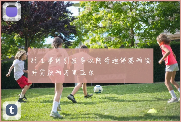 肘击事件引发争议阿奇迪停赛两场并罚款两万里亚尔